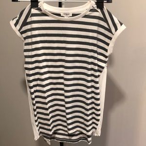 NWT Umgee black/white shirt w/  side detail